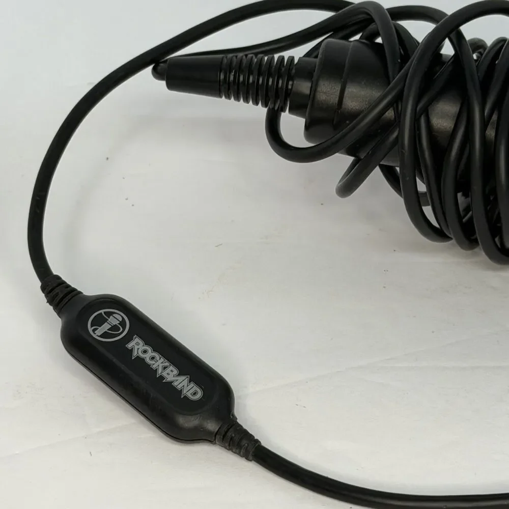Rock Band Wired USB Microphone PS3 PS2 Wii Xbox 360 Guitar Hero Untested